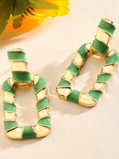 SALTY Gleaming Earthy Luxury Drop Earrings