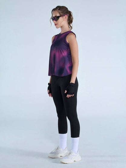 Purple Fluid Overlap Tank