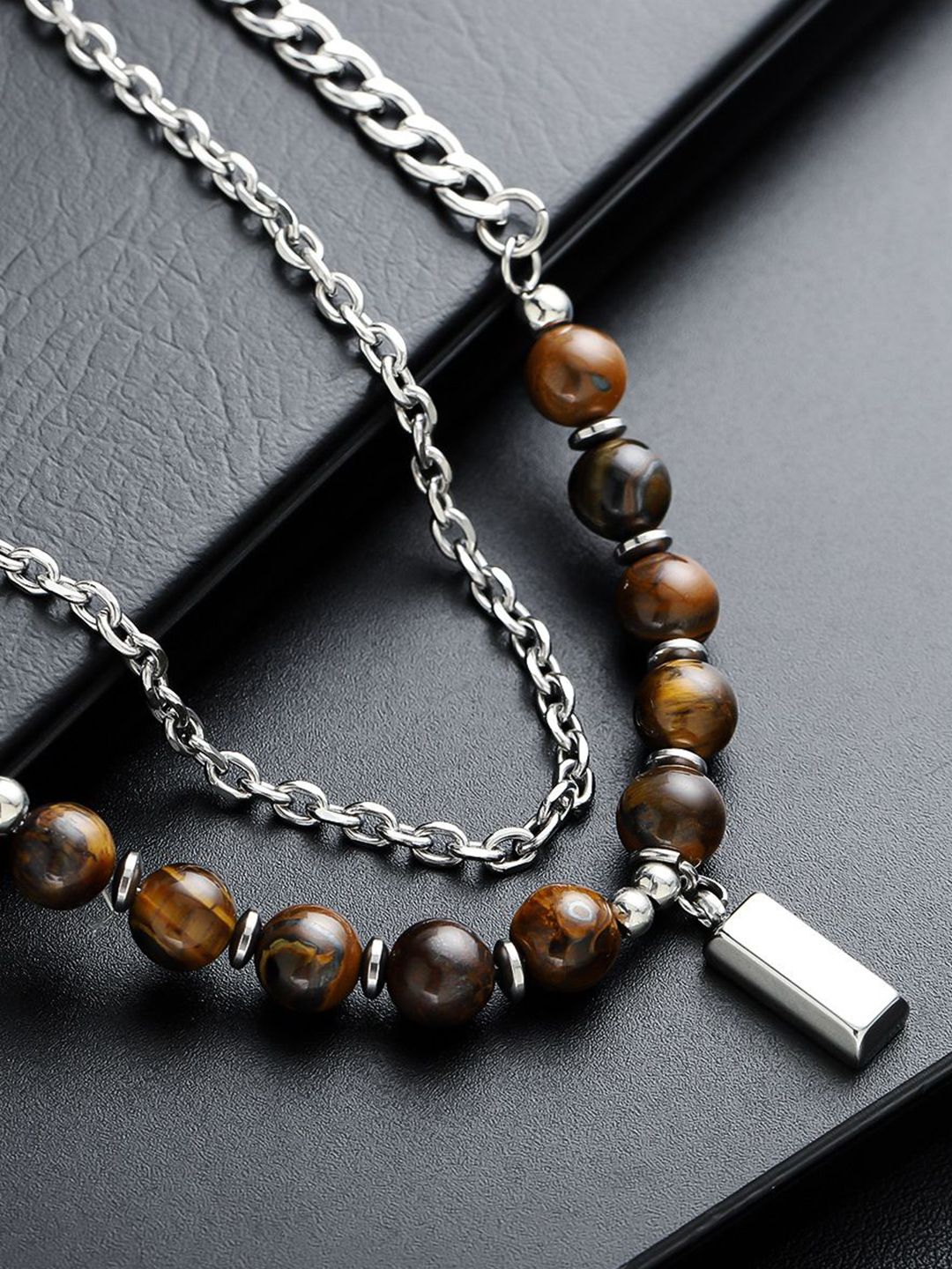Stainless Steel Silver-Plated Chain