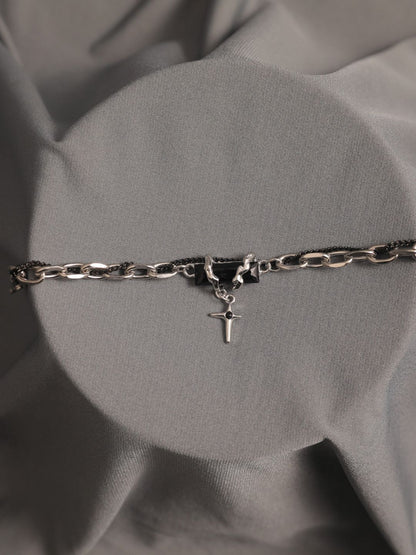 SALTY Men Stainless Steel Link Bracelet