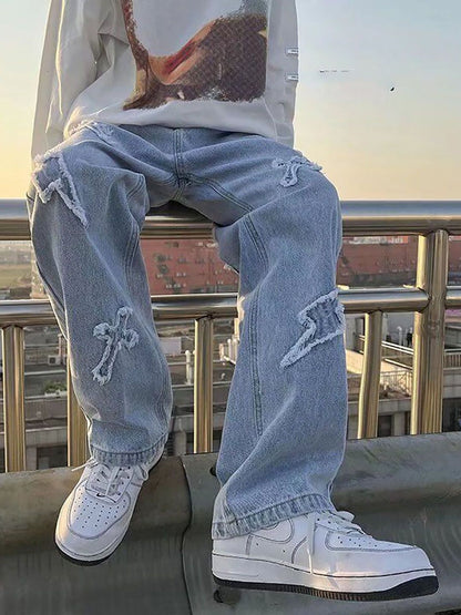 Men Relaxed Fit Light Fade Jeans