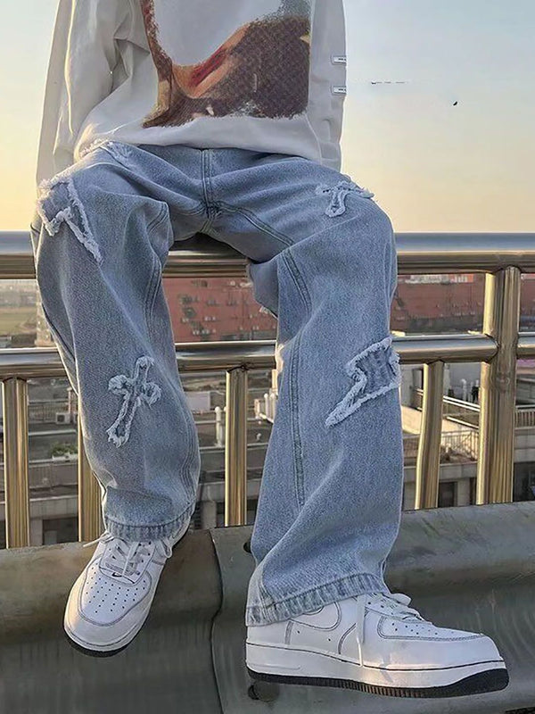 Men Relaxed Fit Light Fade Jeans