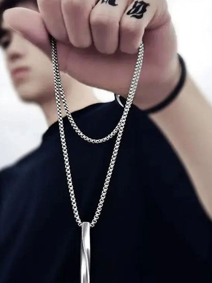 SALTY Set Of 2 Men Rocky & Collier Pendant Chains