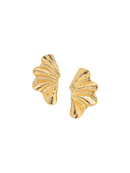 Gold-Plated Classic Chunky Drop Earrings