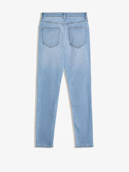 Super High-Waist Soft Skinny Jeans