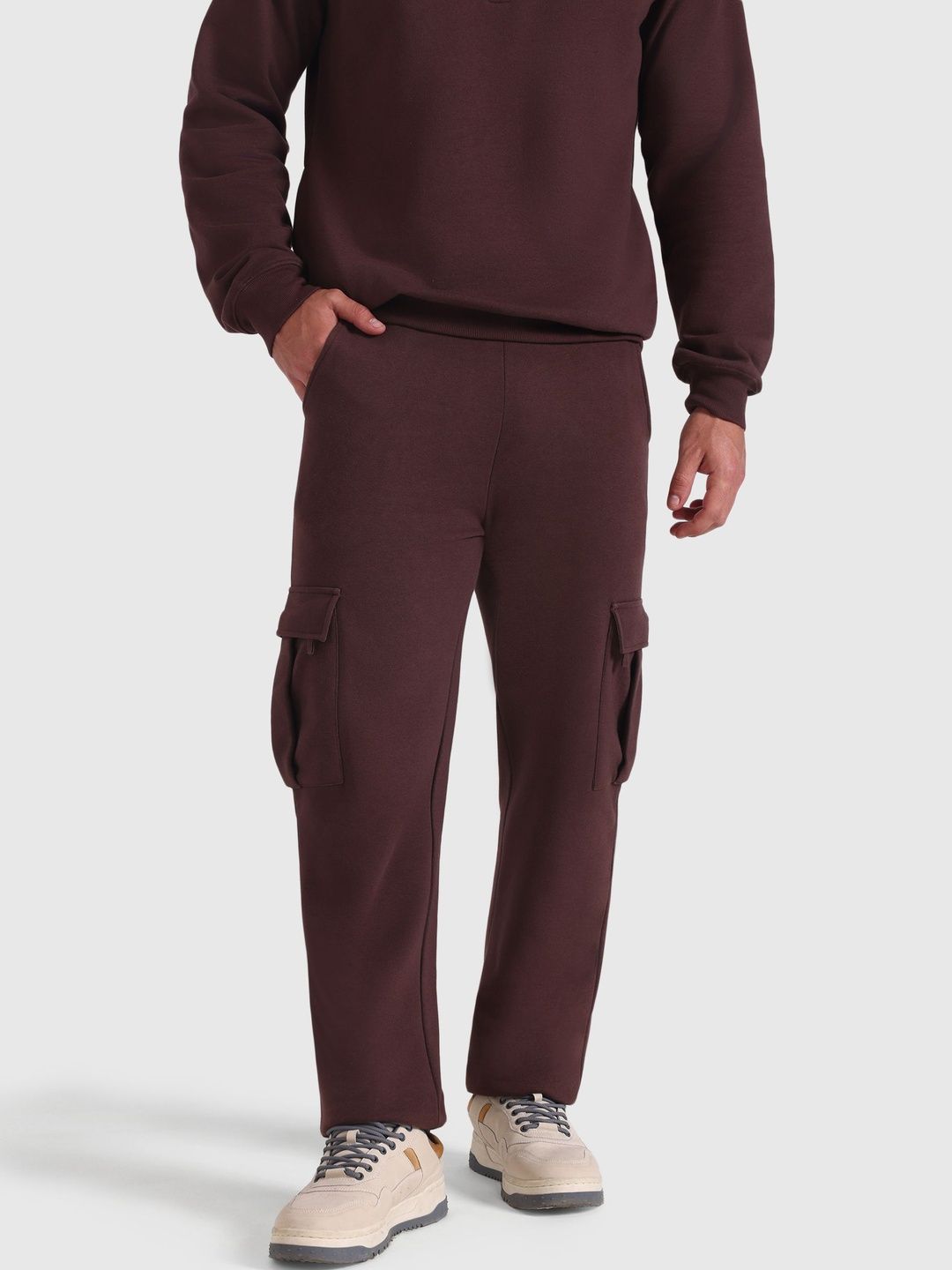 Men Mid-Rise Cargos