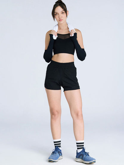 Black Sprint Shorts - Lined