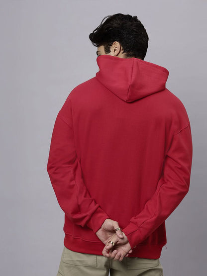 Men Cotton Hooded Long Sleeves Casual Sweatshirt