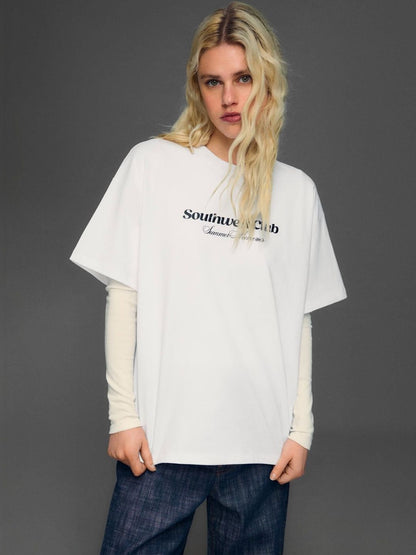 short sleeve print T-shirt