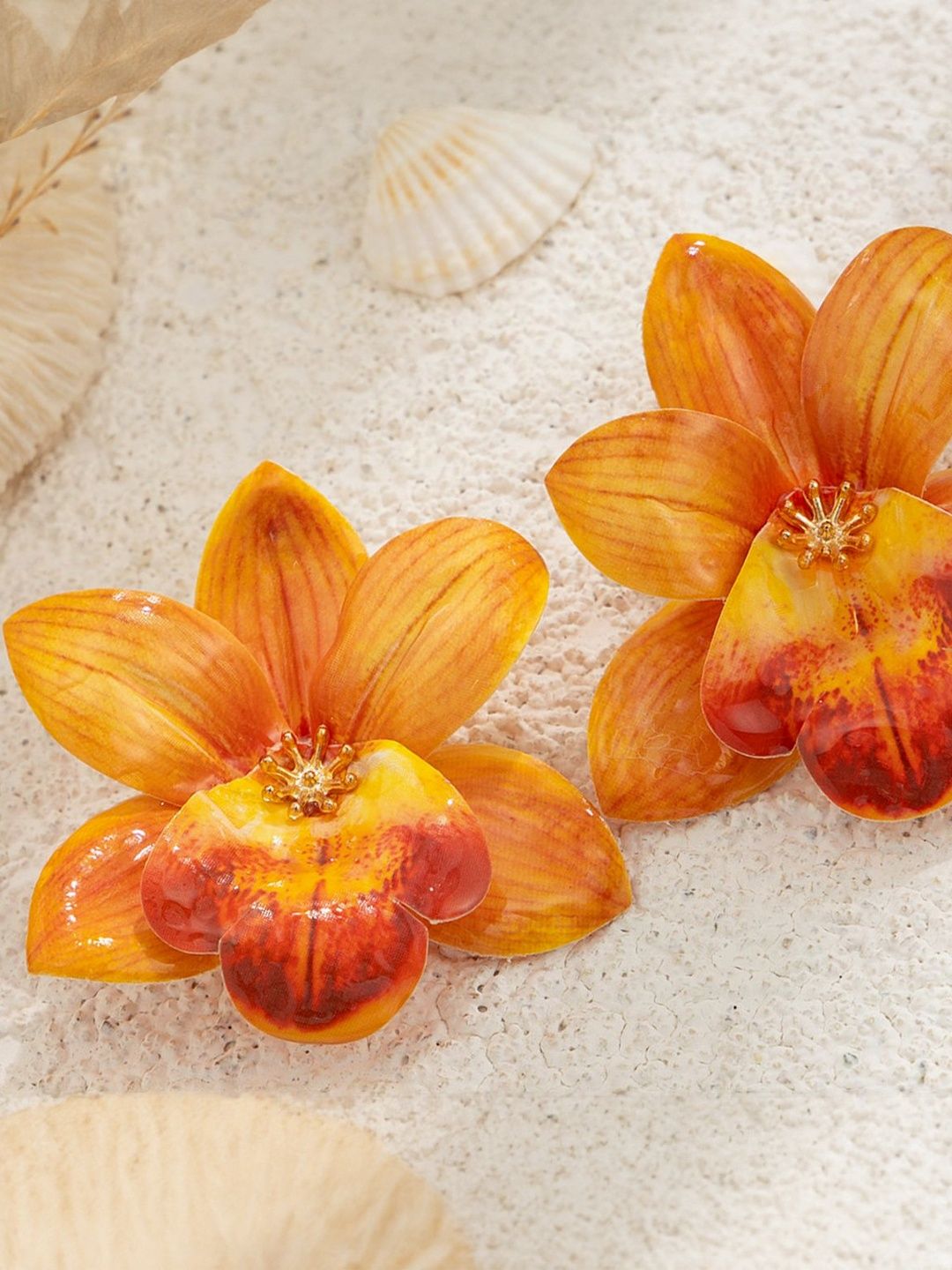 Women Floral Studs Earrings