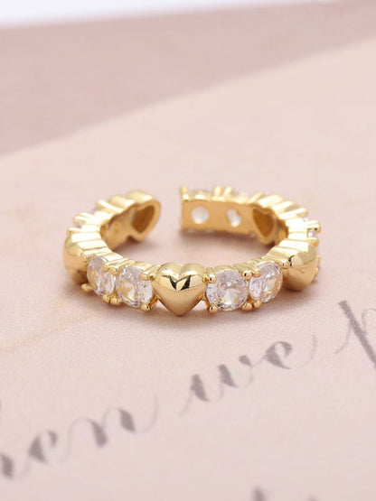 SALTY Pack of 2 Women Auric Gold Ring