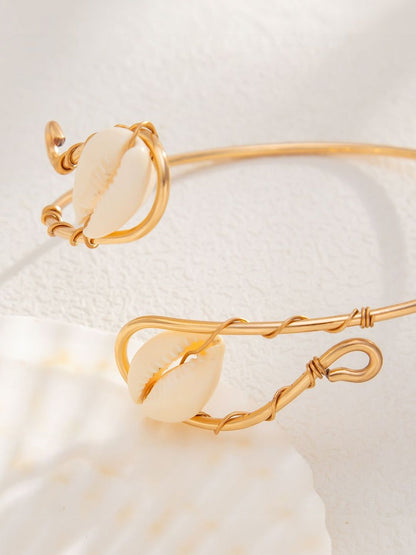 Women Gold-Plated Cuff Bracelet