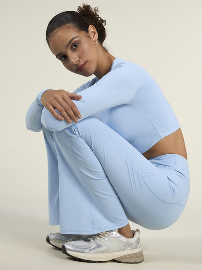Ice Blue Petite Sculpt Bootcut Leggings