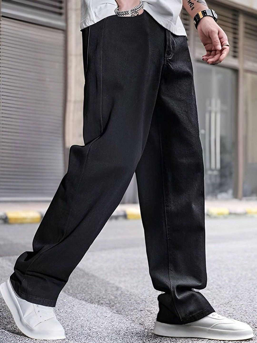 Men Regular Fit Mid-Rise Stretchable Jeans