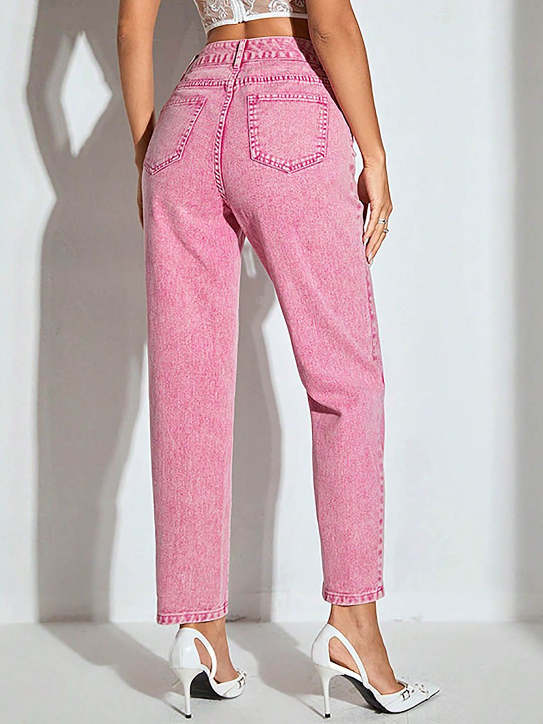 Women Slash Knee Jeans