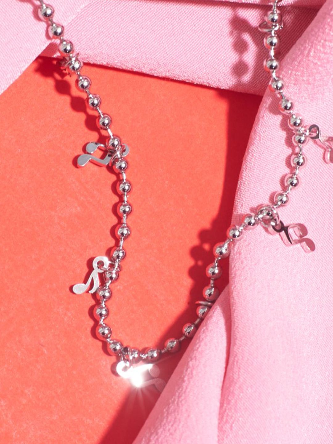 SALTY Stainless Steel Leaf Charm Chain