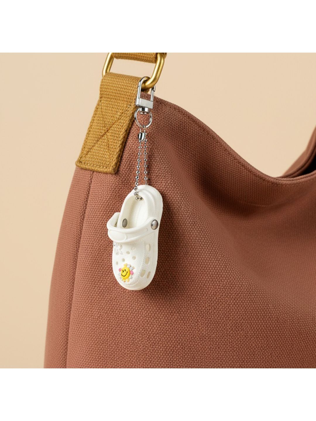 SALTY White Smiley Mini Crocs Charms