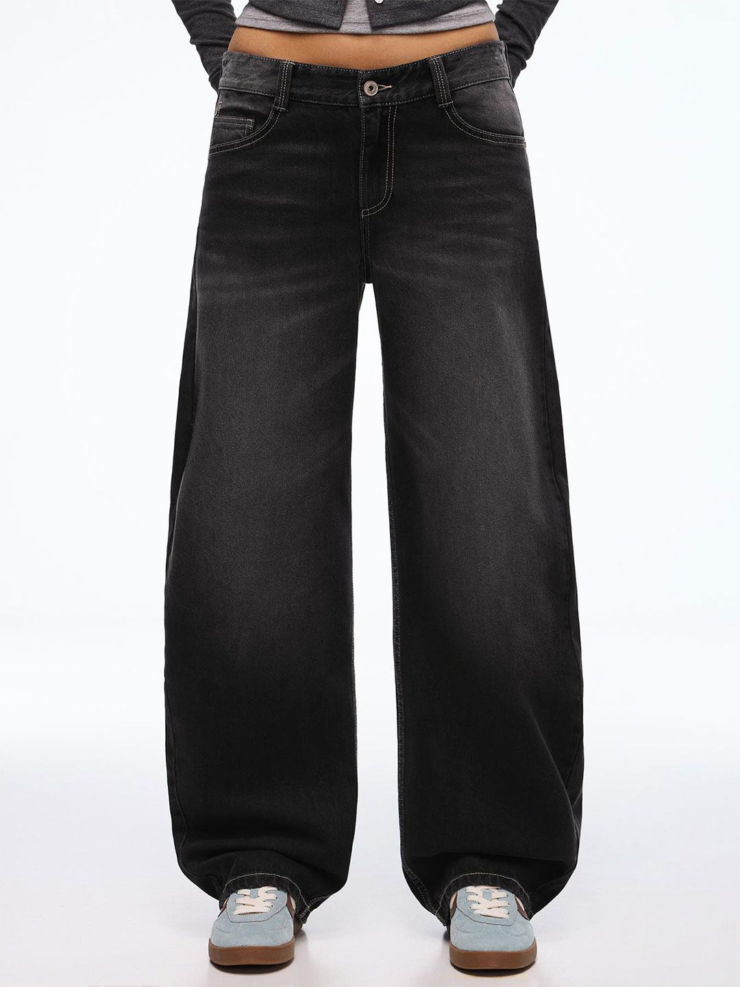 Women Baggy barrel jeans