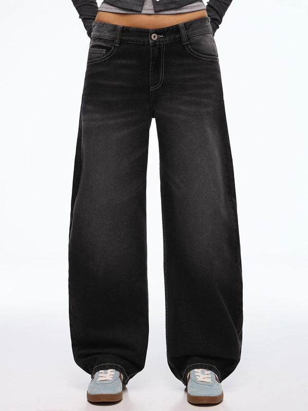 Women Baggy barrel jeans