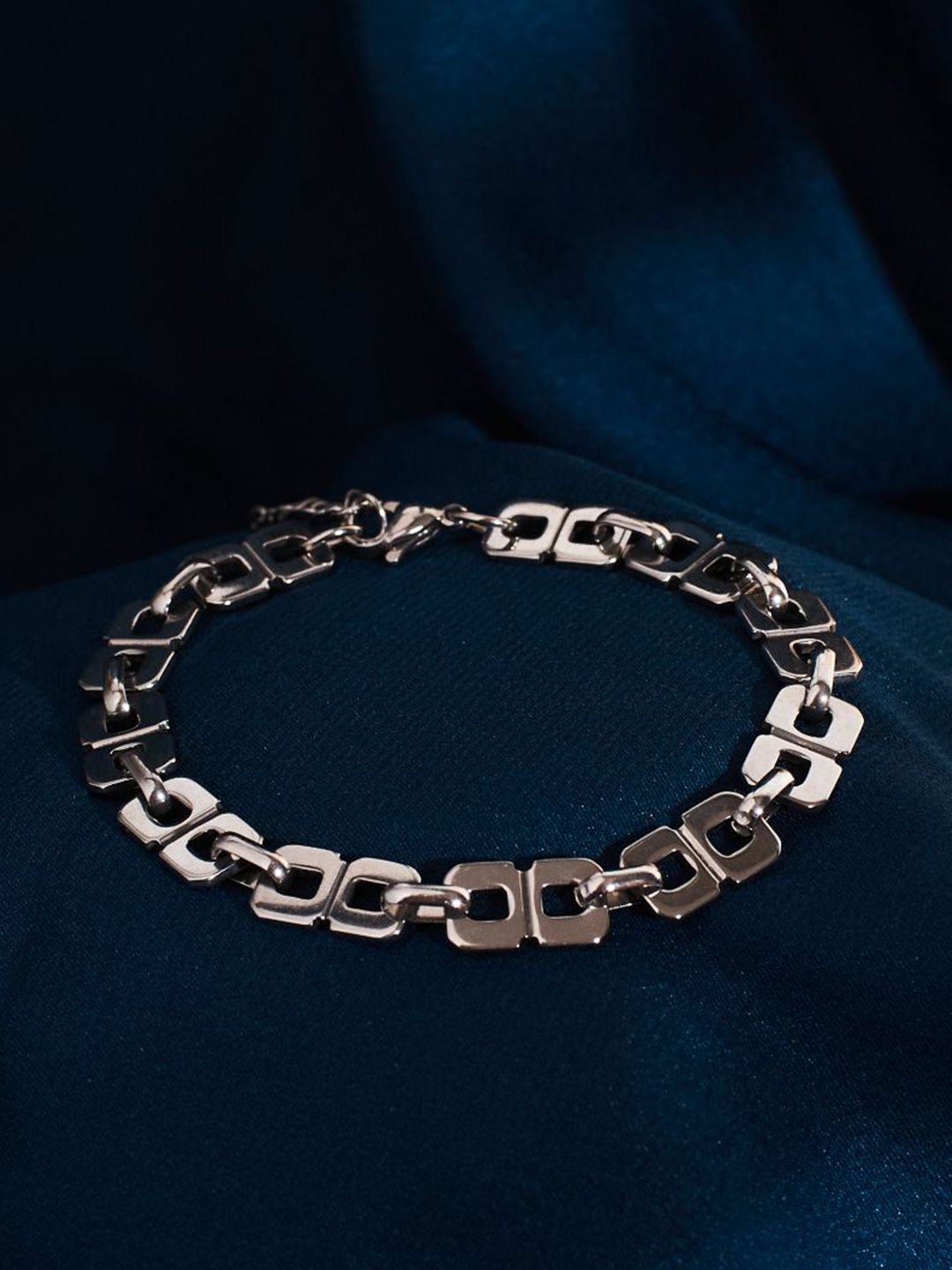 SALTY Stainless Steel Geometric Link Bracelet