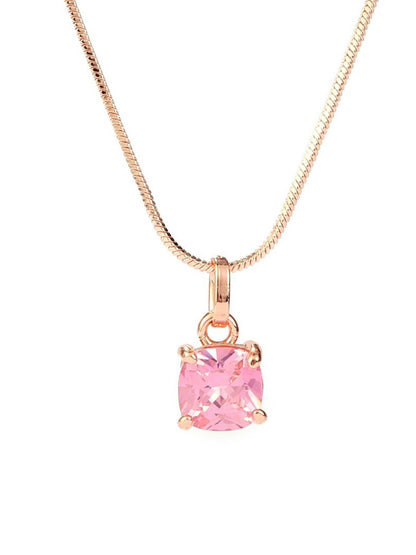 SALTY Cupid's Gem Stone Studded Pendent & Chain Jewellery Accessories