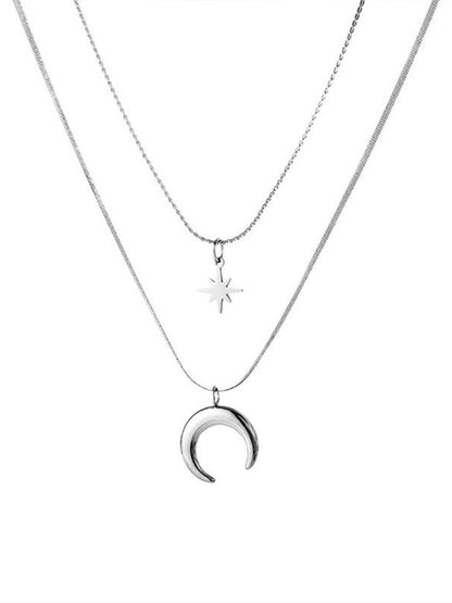 Silver-Plated Stainless Steel Minimal Chain