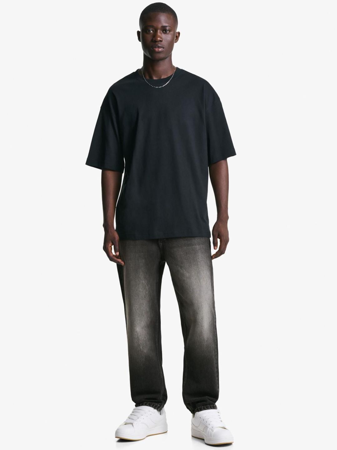 Men Tapered loose fit jeans