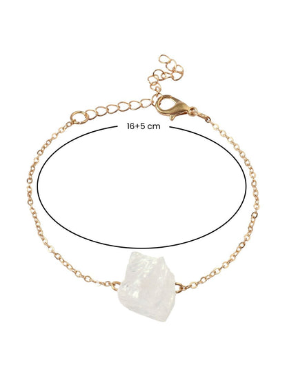 SALTY Set Of 2 Stone Of Feminine Charm Bracelets