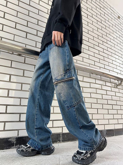 Men Relaxed Fit Mid-Rise Light Fade Jeans