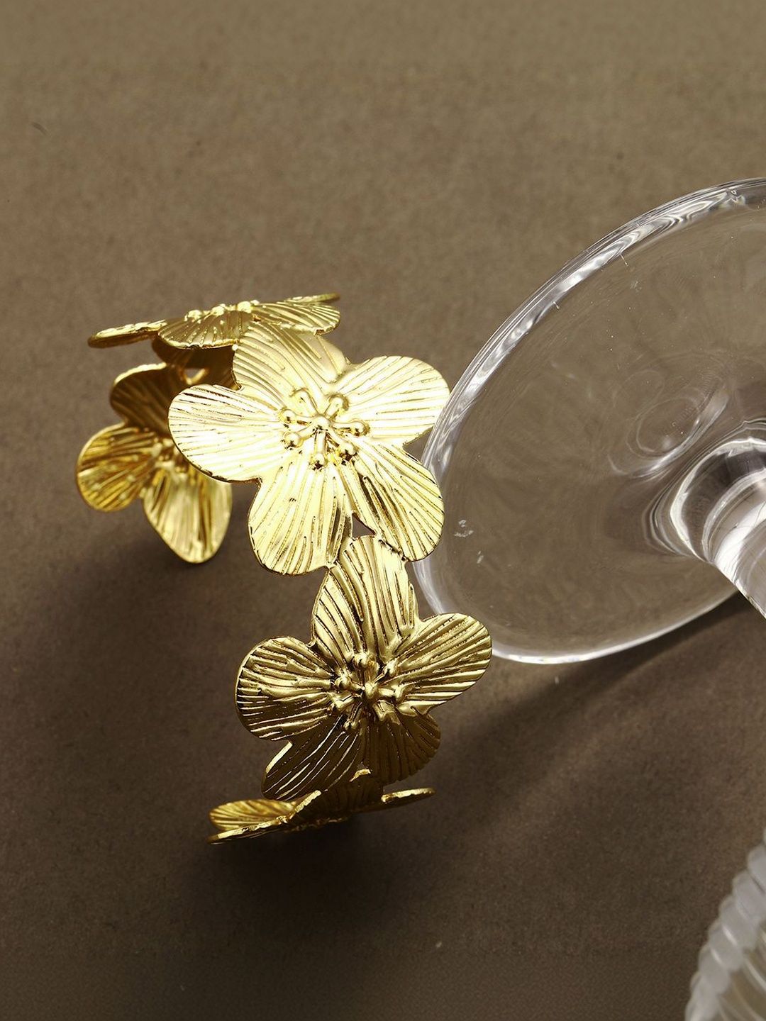 Women Gold-Plated Kada Bracelet