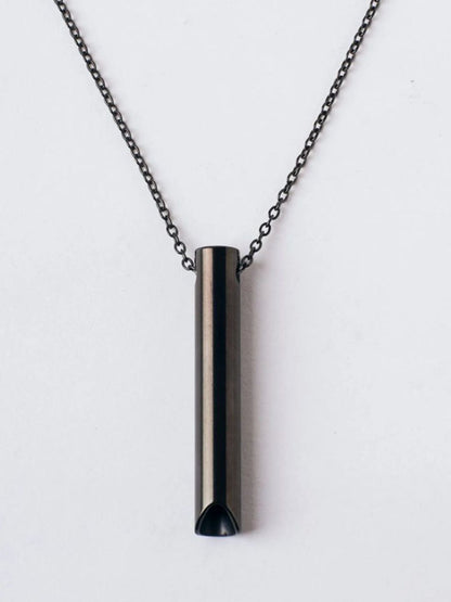 SALTY Pack of 2 Men Polished Prism Pendant