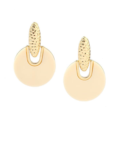 SALTY Set Of 2 - Nirvana White And Gold Drop Earring