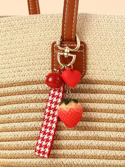 SALTY Hearts & Starwberry Purse Charm