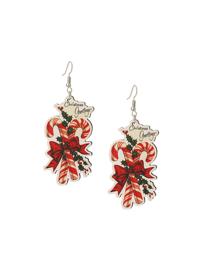 Wooden Classic Drop Earrings