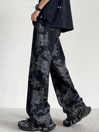 Men Wide Leg Jeans