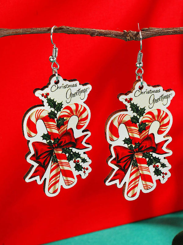 Wooden Classic Drop Earrings