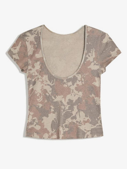 Short sleeve T-shirt with print