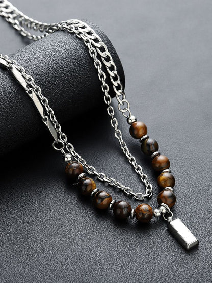 Stainless Steel Silver-Plated Chain