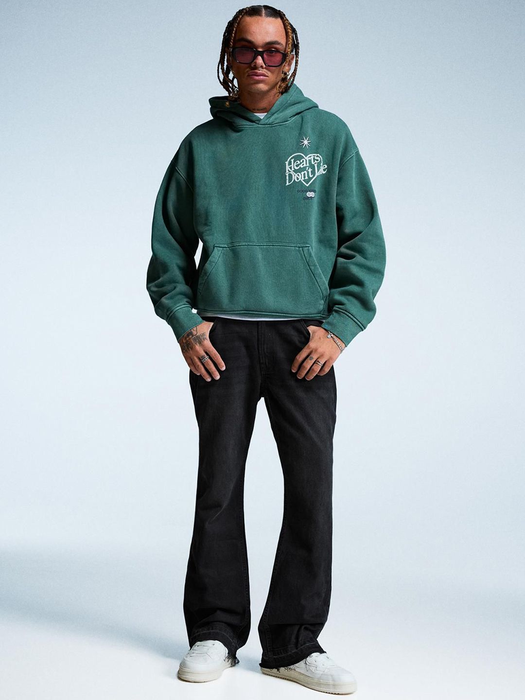 Straight-fit flared jeans