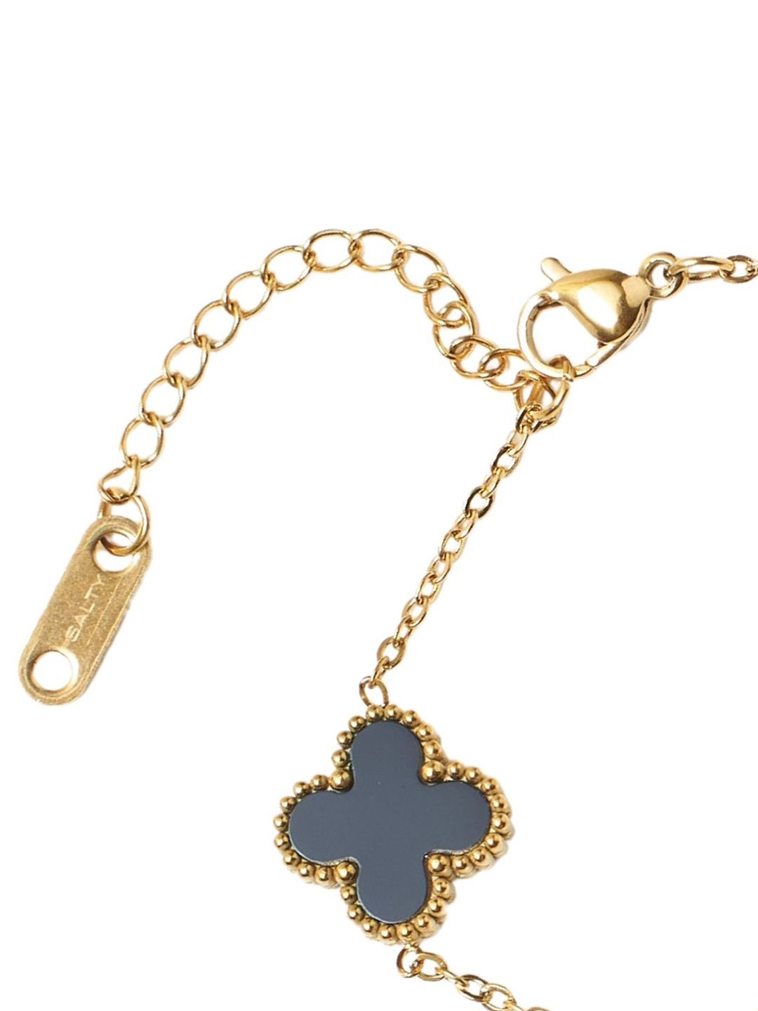 SALTY Set Of Bracelet & Necklace Charm Of Night & Moorish Black -Pendant Jewellery Combo