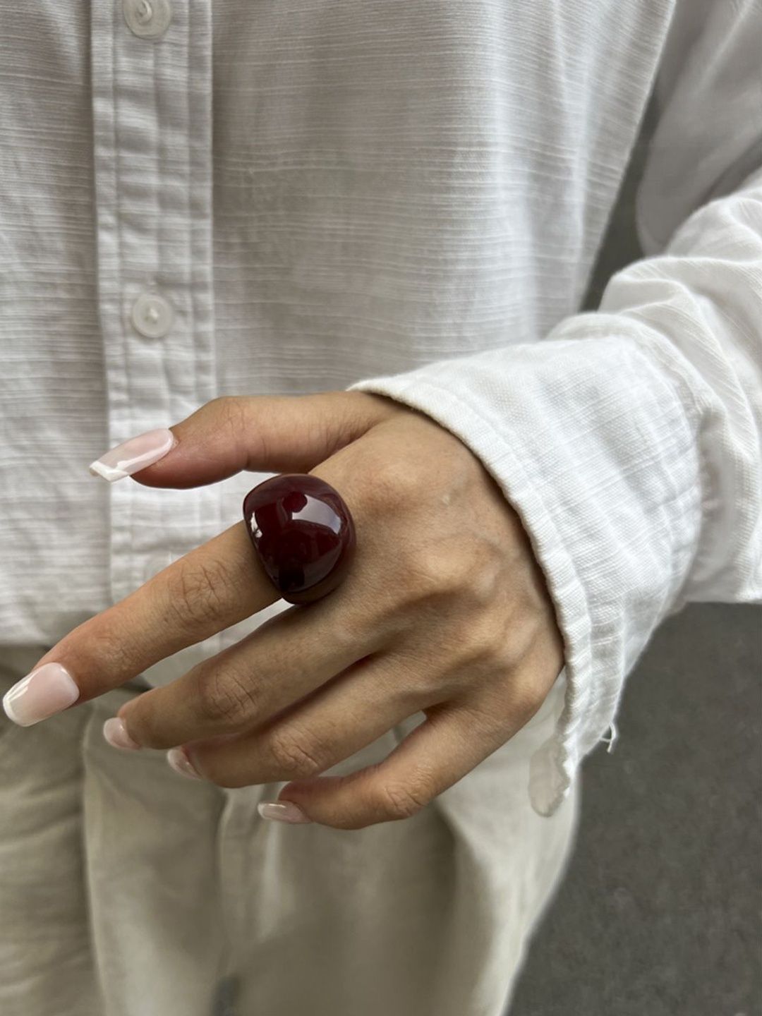Women Resin Finger Ring