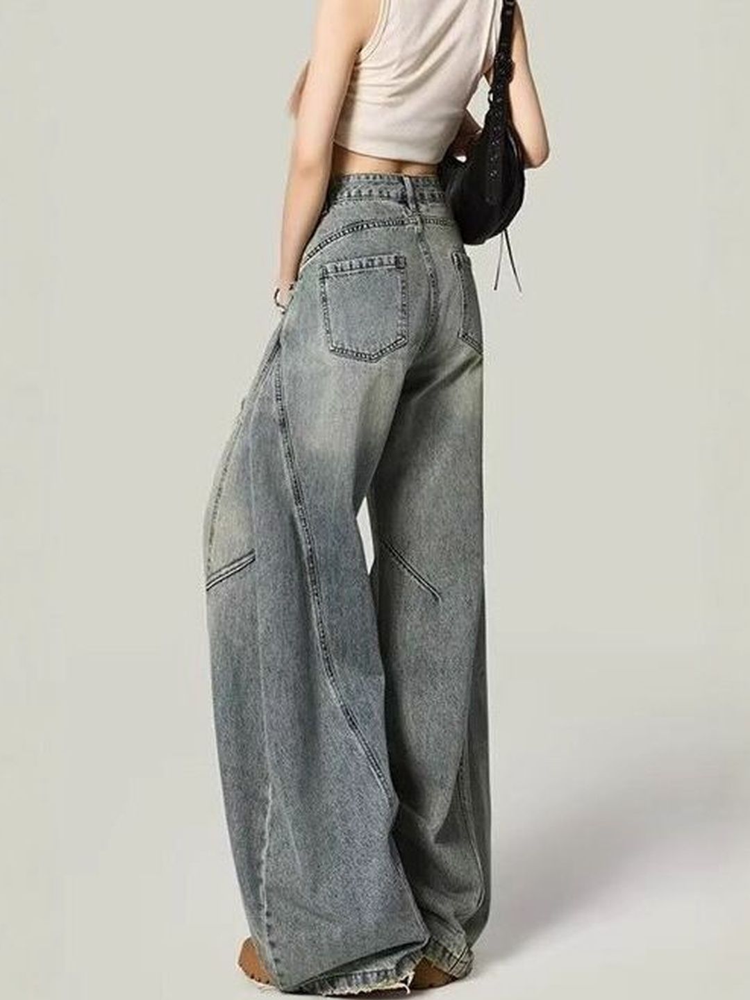 Women Flared Mid-Rise Light Fade Jeans