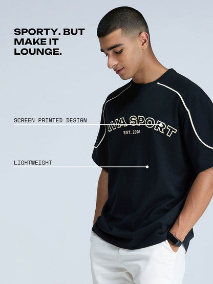 Black Oversized Jersey