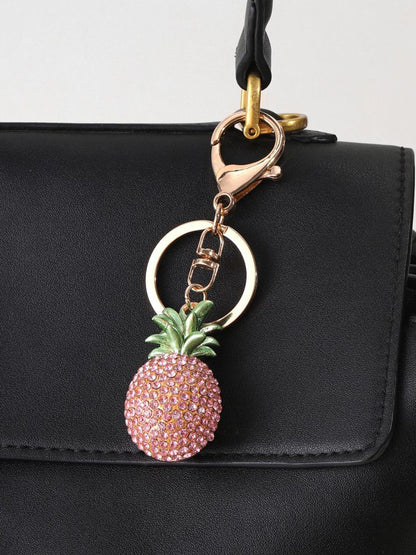 SALTY Pineapple Crystal Bag Charm