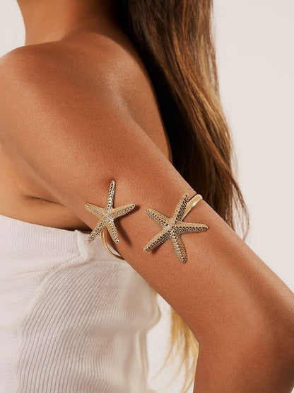 Women Gold-Plated Cuff Bracelet