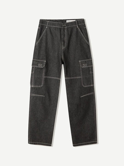 Men Baggy Cargo Jeans