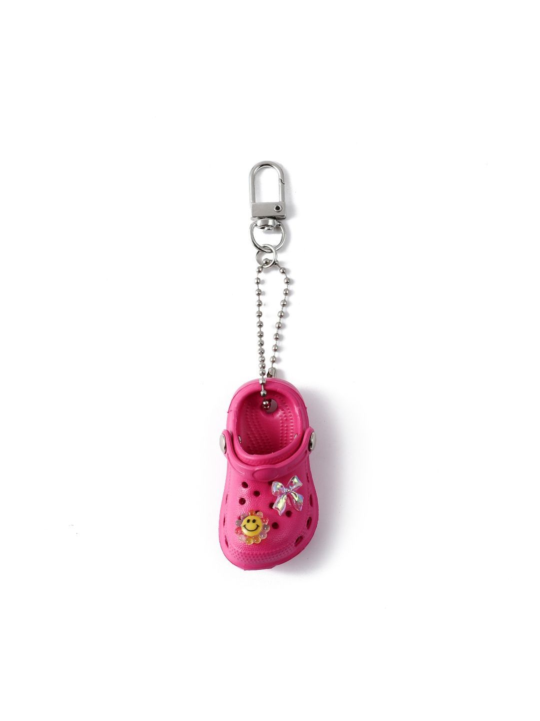 SALTY Pink Bow Mini Crocs Bag Charm