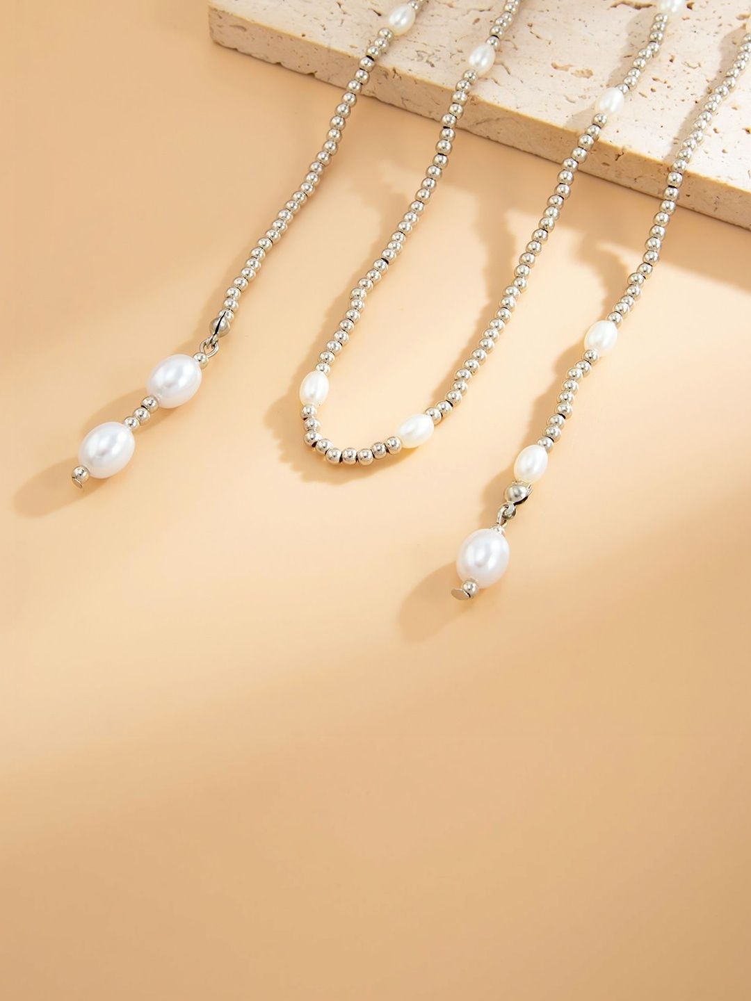 Silver-Plated Antique Necklace