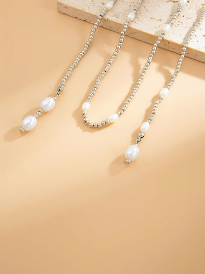 Silver-Plated Antique Necklace