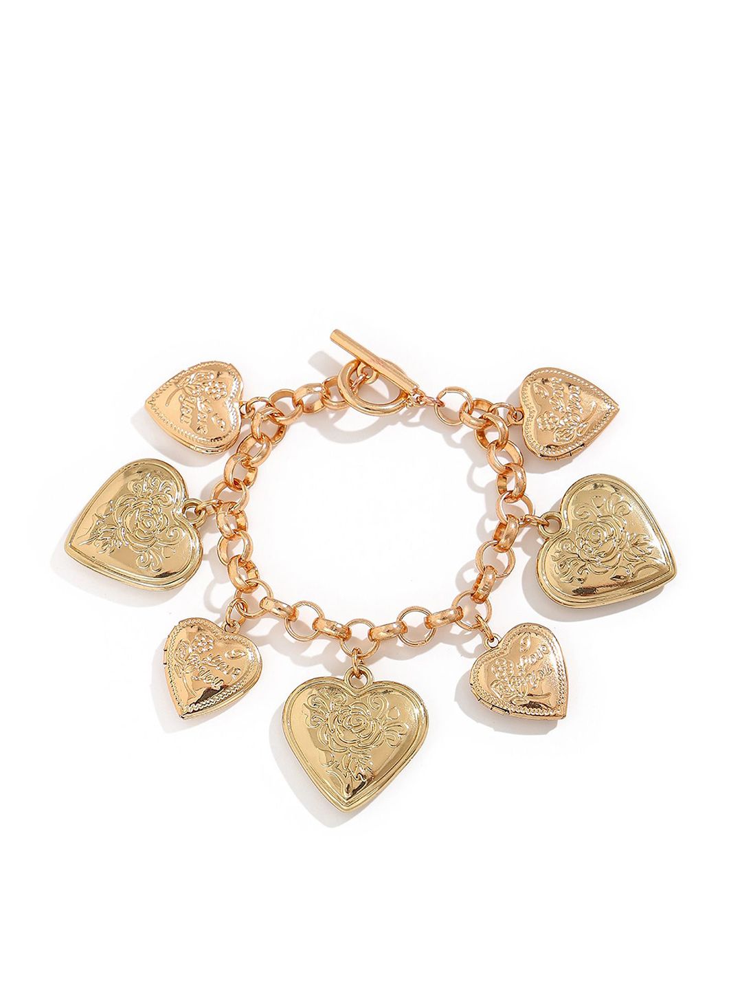 Women Handcrafted Gold-Plated Cuff Bracelet